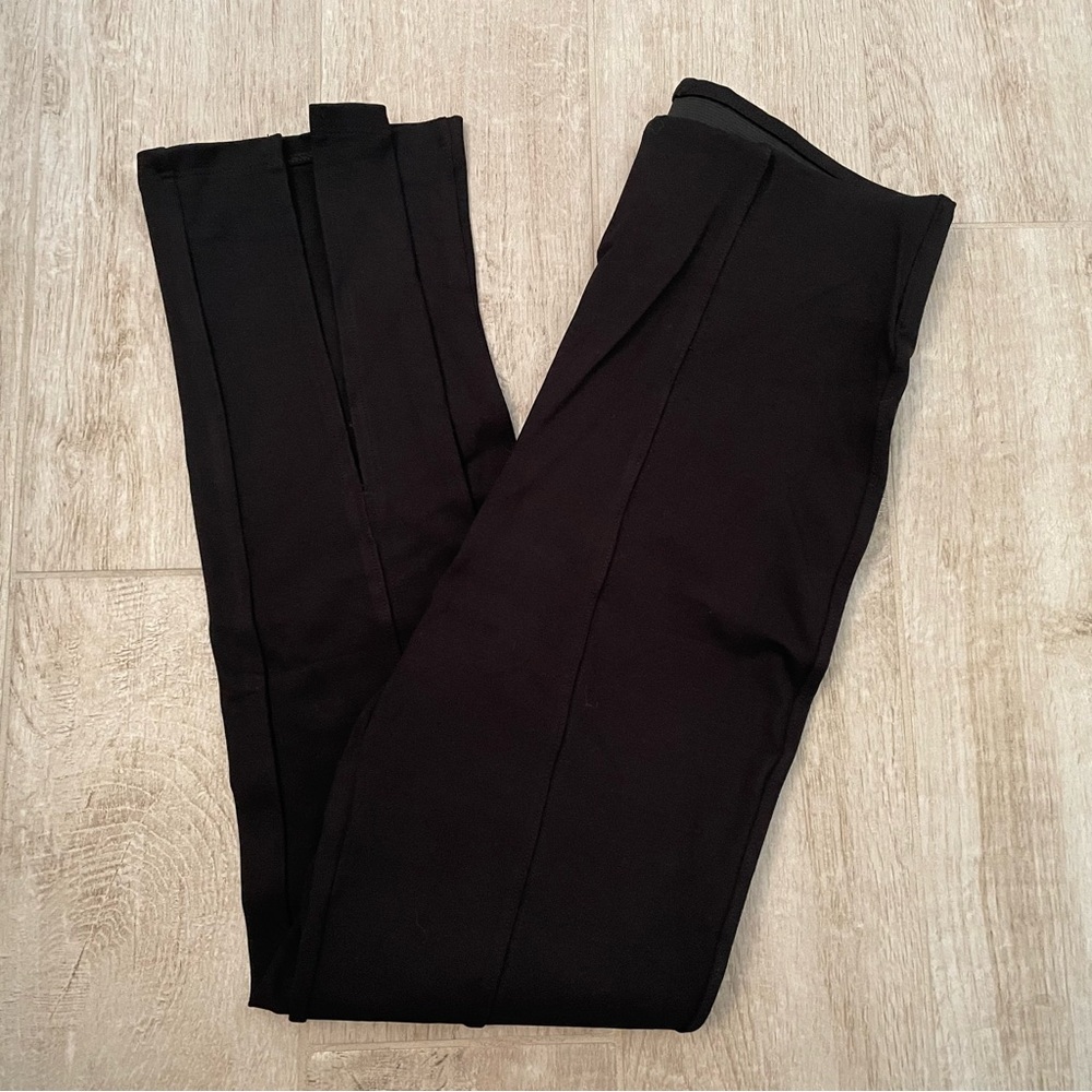 Old Navy Extra High-Waisted Stevie Split-Front Skinny Pants, Small Petite - Picture 2 of 7